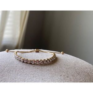 J Crew Crystal Slider Bracelet